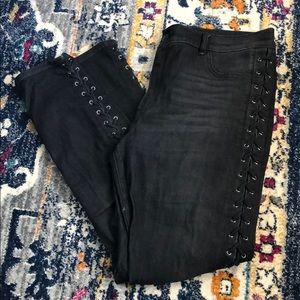 LONG Express black skinny denim